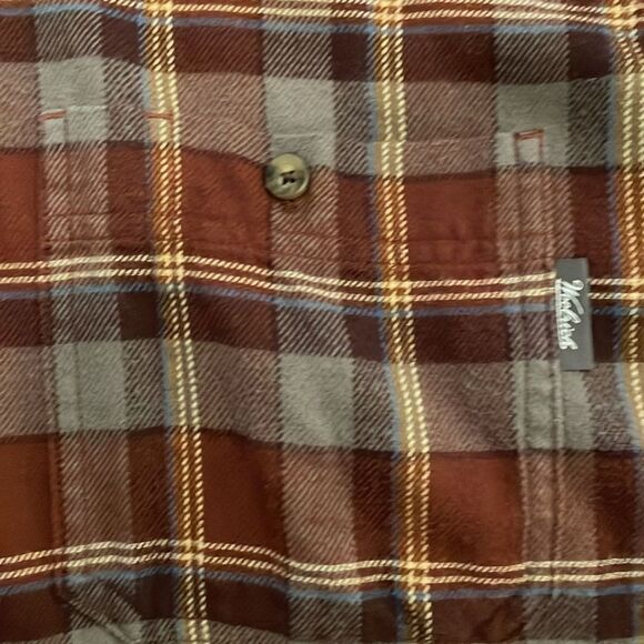Woolrich Plaid Cotton Flannel Button Down Shirt Mens Size Extra Large - Picture 11 of 12